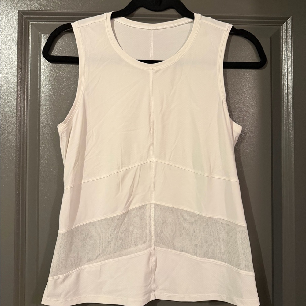 Lululemon Athletica White Tank Top